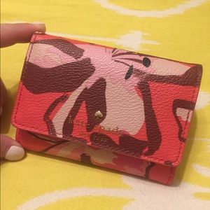 Kate Spade Pink Tiger Lily Beca Wallet - EUC!